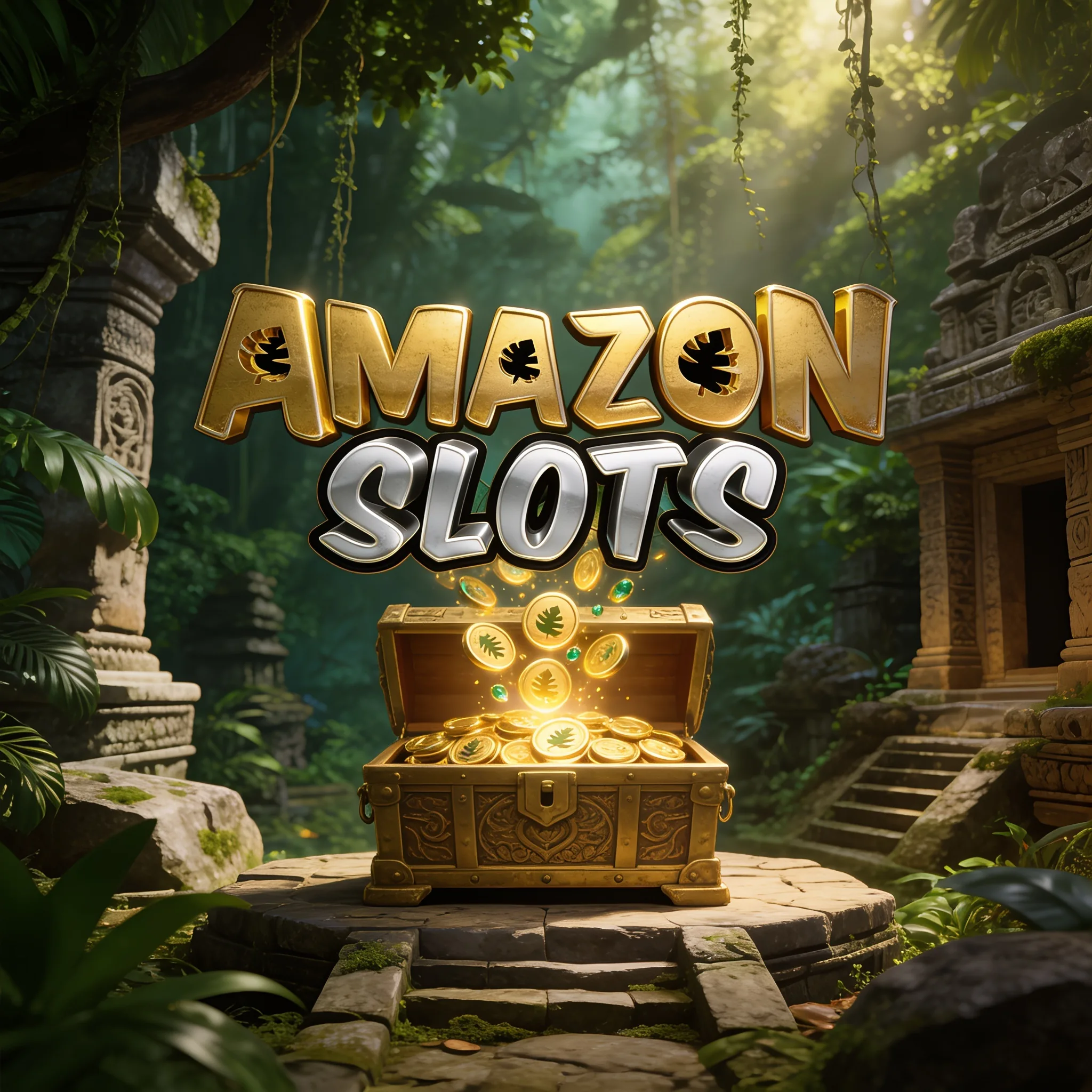 Amazon Slots jungle casino scene